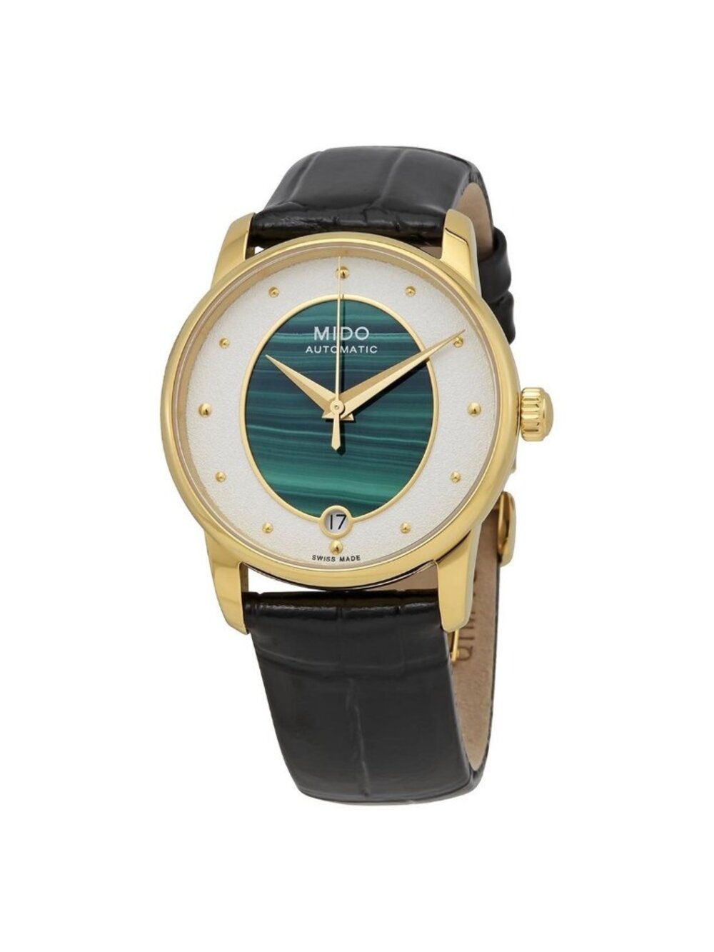 NWT Mido Baroncelli Wild Stone Automatic Ladies Watch